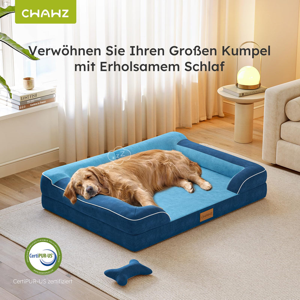 CWAWZ dog bed non-slip bottom prevents shifting during cuddles.