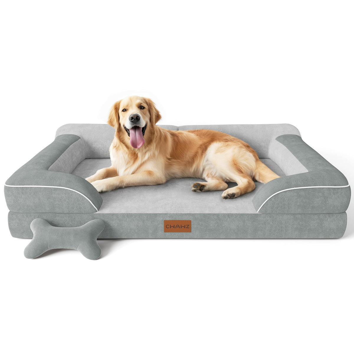 CWAWZ extra-large dog bed orthopedic foam supports joints for restful sleep