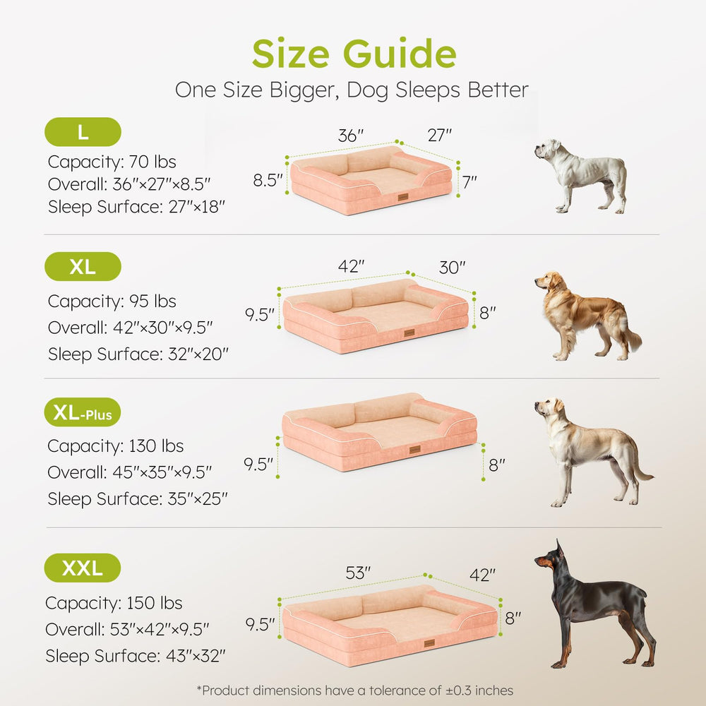 CWAWZ jumbo dog bed bone toy included for enrichment during rest.