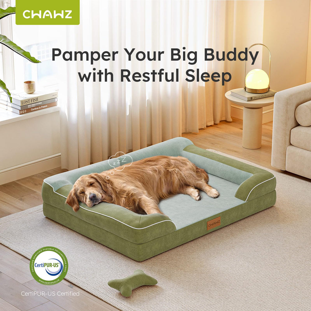 CWAWZ Jumbo Dog Bed OEKO-TEX fabric highlights safe materials