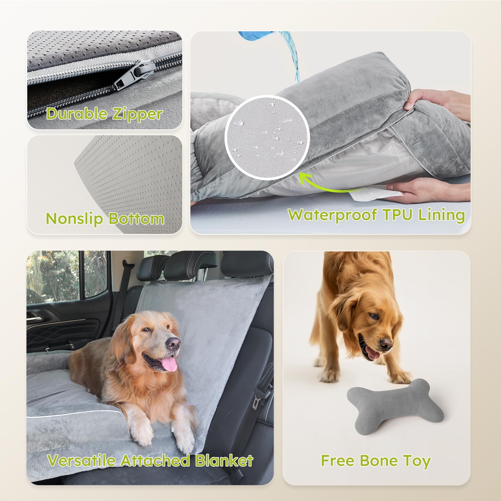 CWAWZ Jumbo Dog Bed orthopedic foam supports comfortable rest