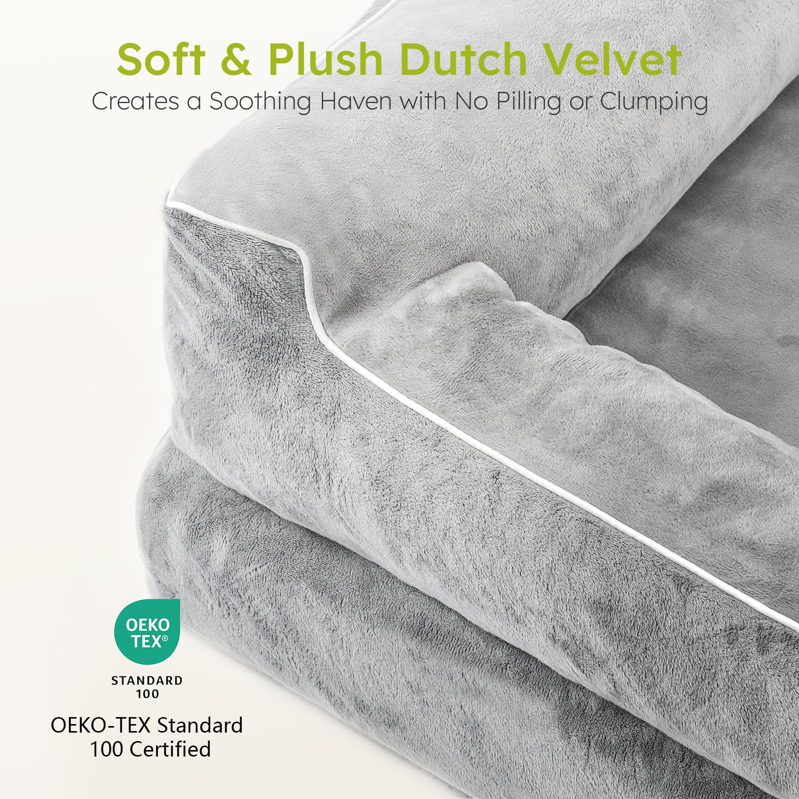 CWAWZ non-slip bottom detail ensuring the bed stays in place on slick floors.