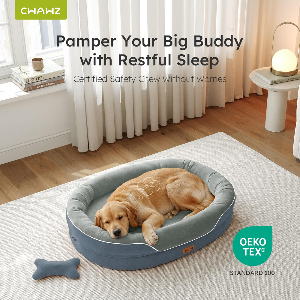 CWAWZ XL cooling bed image highlighting airflow for thick coats