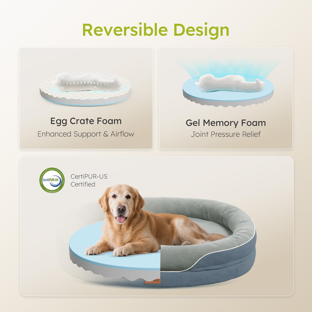 CWAWZ XL egg-crate foam supports joints with breathable design
