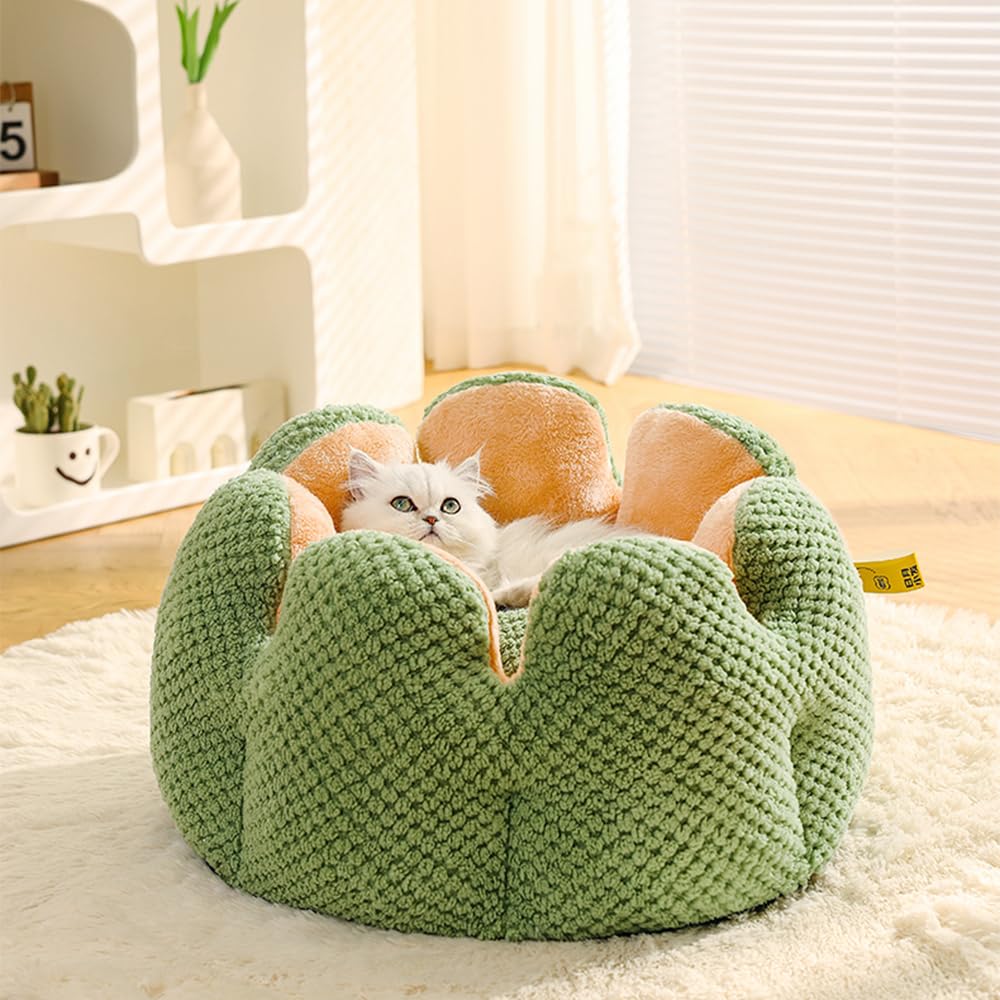 CWV Cute Cat Beds plush PP cotton feels cloud-like for gentle slumber