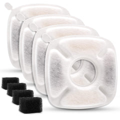 Cylomert pet fountain carbon filters 4-pack for clean, fresh water