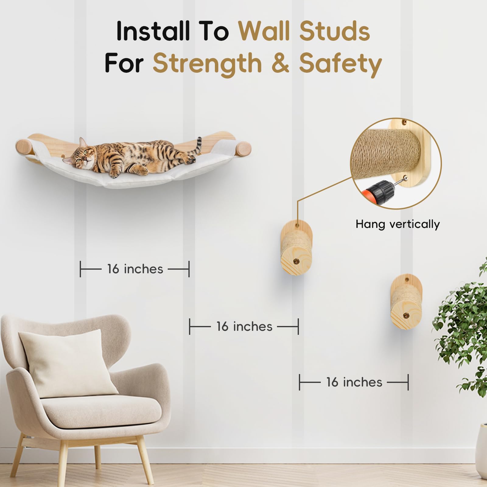CYDDUP room-ready cat furniture combines style and climbing space.