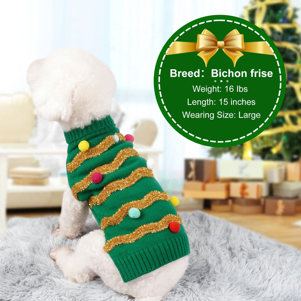 cyeollo Christmas dog outfit ready for festive photos and events