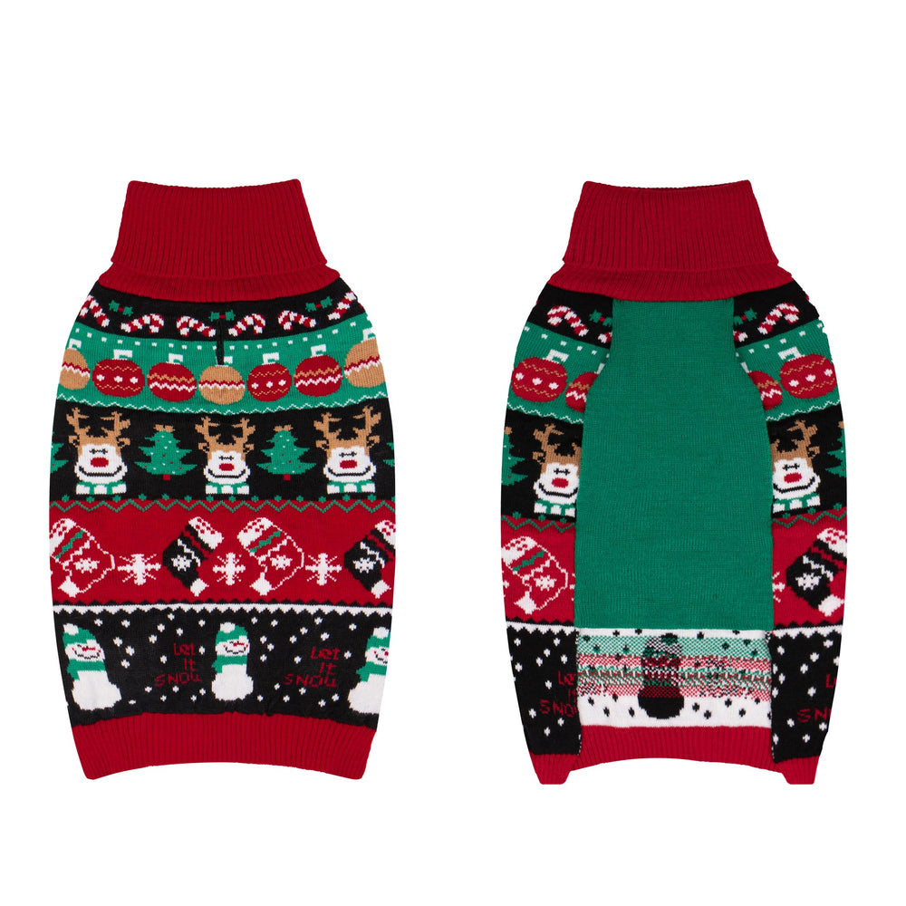 Cyeollo dog sweater for everyday, Christmas and New Year occasions.