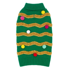 cyeollo dog Christmas sweater soft-knit provides cozy warmth for cold-winter walks