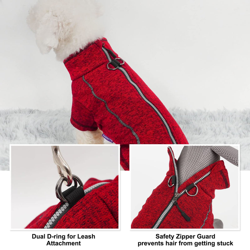 Cyeollo dog coat jacket reflective strip enhances night visibility for safety.