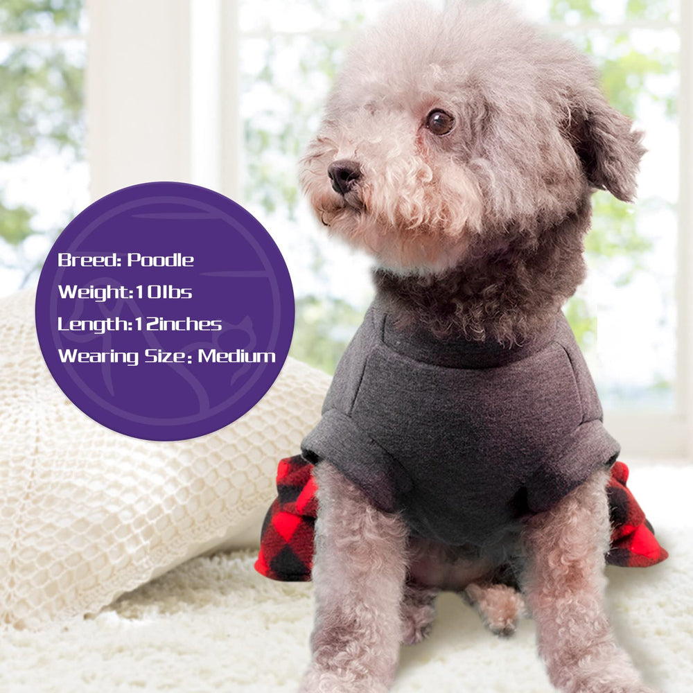 cyeollo dog dress holiday party look perfect for festive occasions