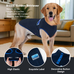 cyeollo fleece dog sweater pullover easy-on design helps wriggly dogs dress quickly