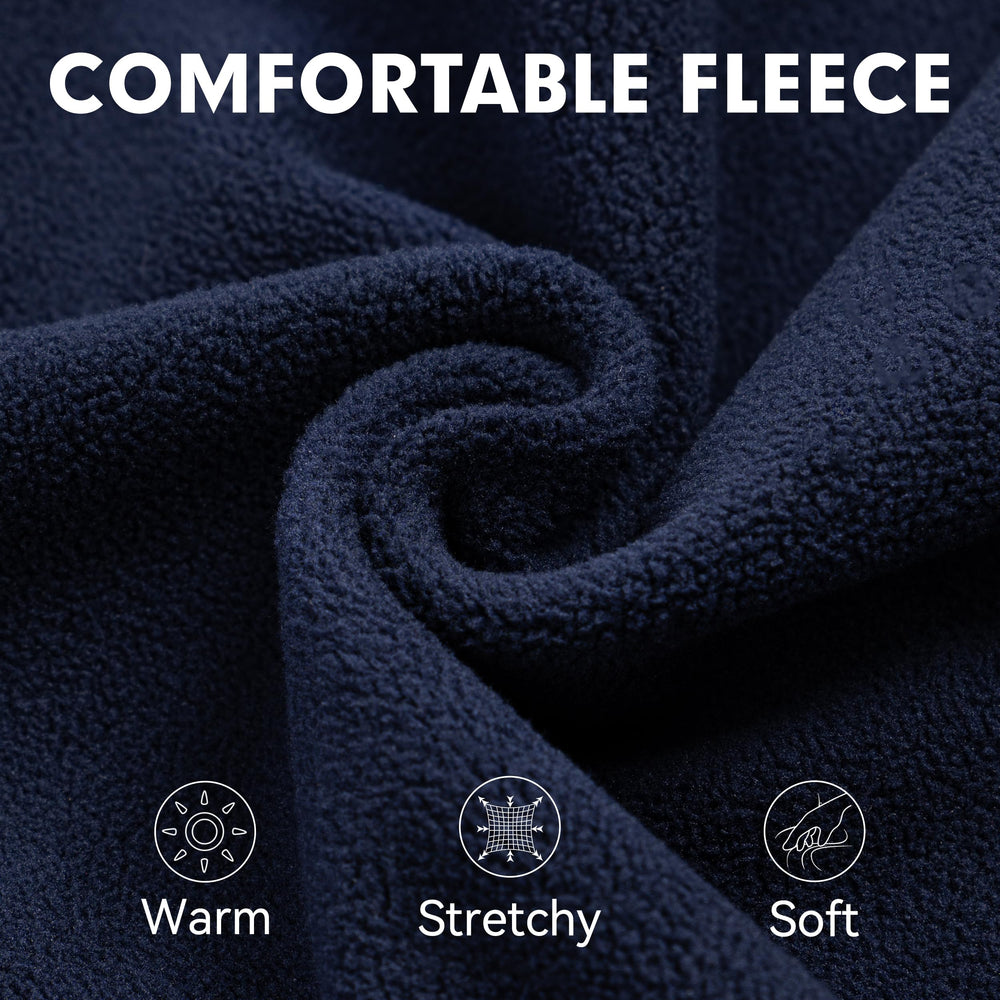 cyeollo fleece dog sweater stretchy fleece provides unrestricted movement and all-day comfort