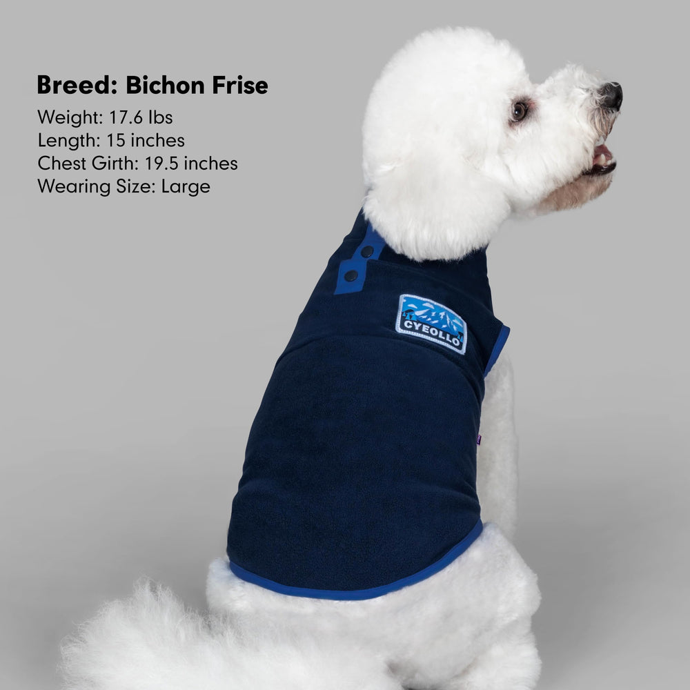 cyeollo fleece dog sweater winter-cozy use keeps pets comfy during cold season
