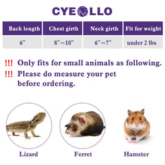 cyeollo small animal Halloween costume on hamster for cozy autumn vibes