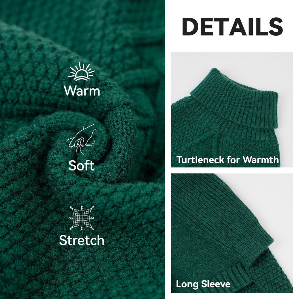 Cyeollo knitwear detail highlights classic pattern and leather label on the sweater