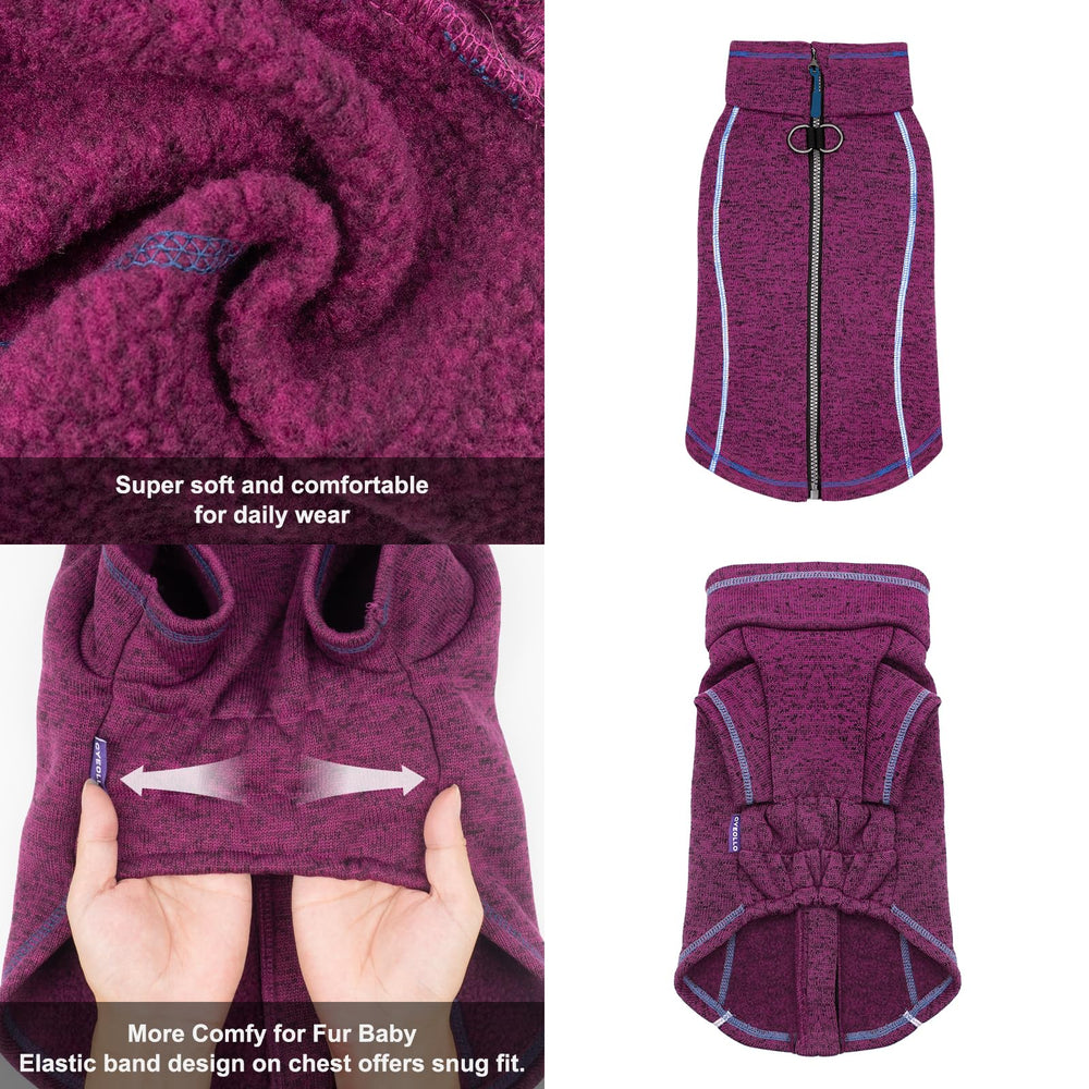 cyeollo machine-washable dog coat for easy cleaning between adventures