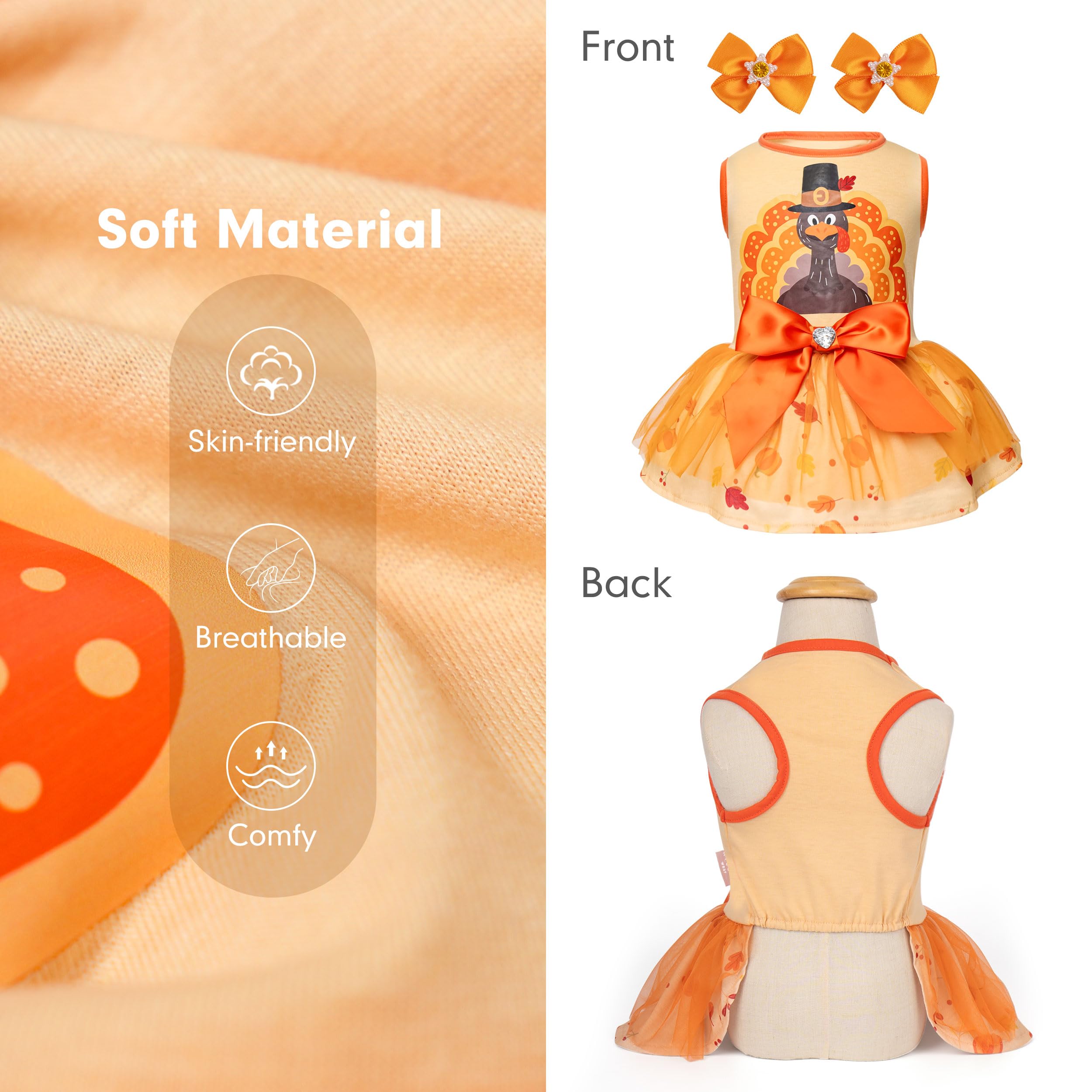 cyeollo pullover dog costume shows easy wear and unrestricted movement.