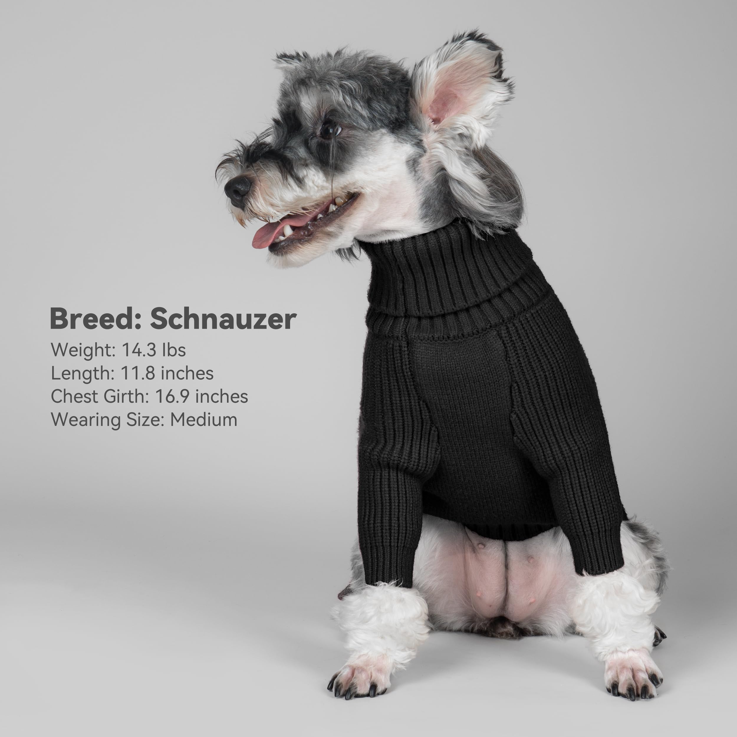 cyeollo small fleece dog sweater leather label detail adds style