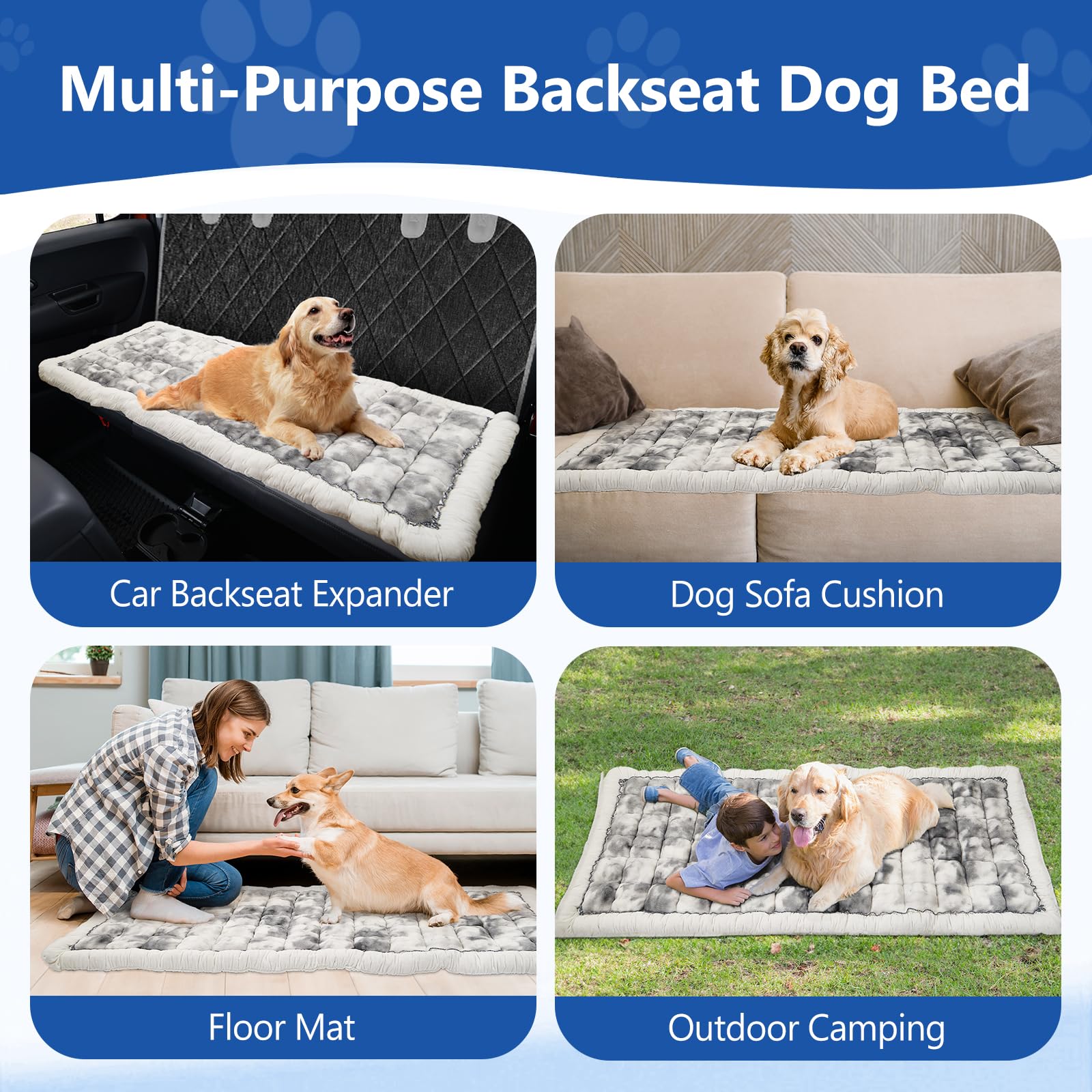 Cyhczx machine-wash-friendly dog bed is easy to clean after trips.