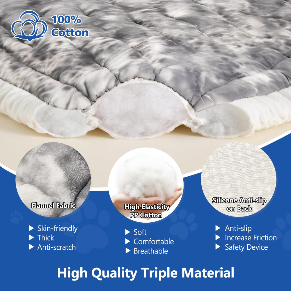 Cyhczx upgraded non-slip base keeps the bed secure on hard-bottom car seats.