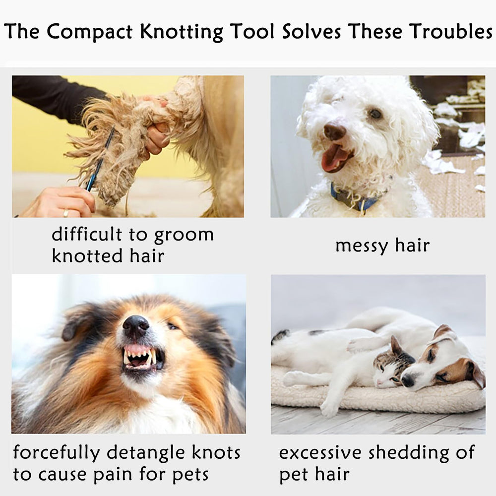 Cyhdddr knotting comb durable material, long-lasting grooming tool