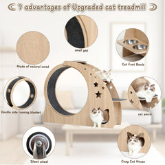 CYlively indoor cat wheel playground shelter