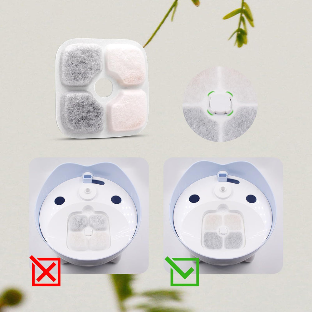 Cylomert cat fountain filter highlights debris filtration for cleaner water.