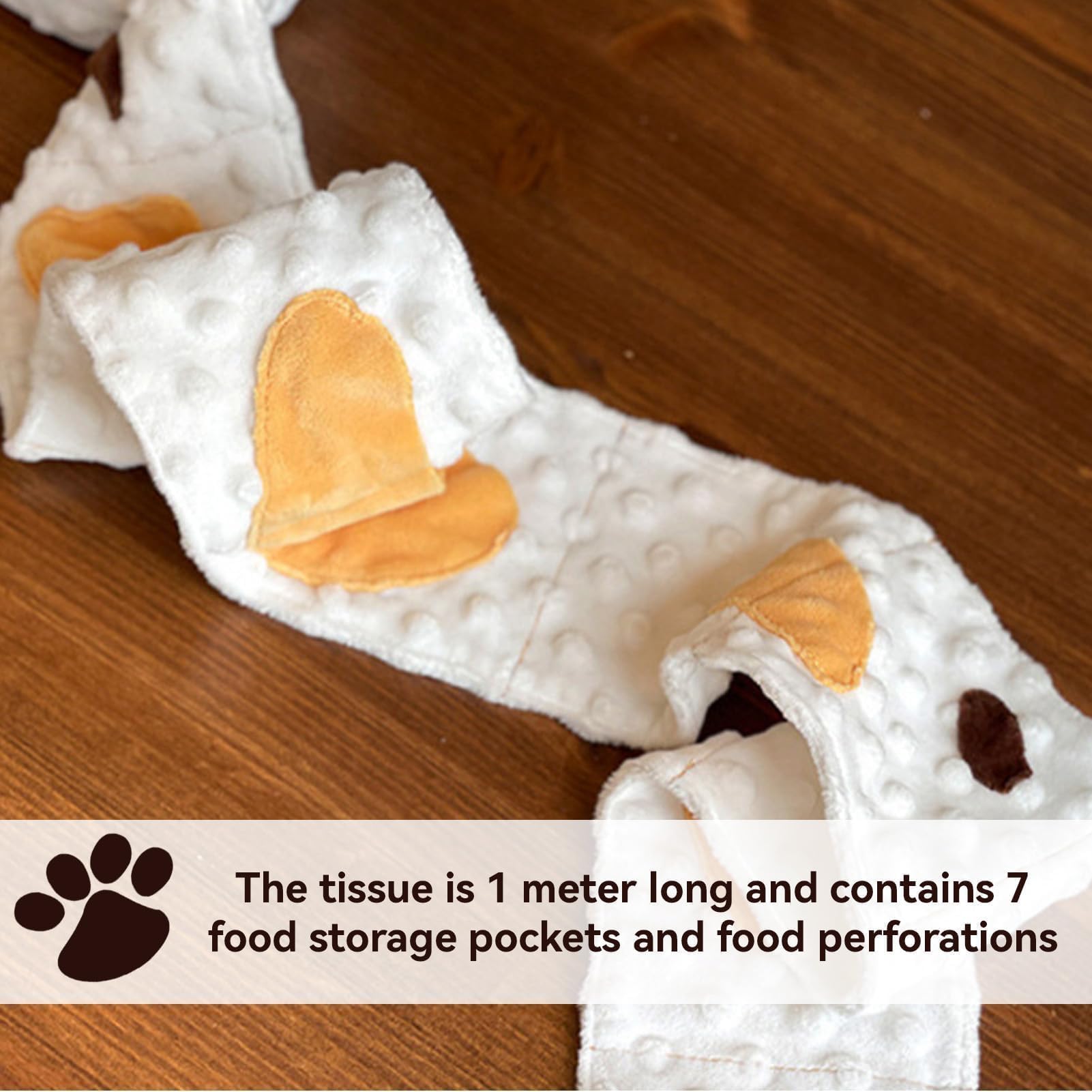 Cyrank hide kibble pockets show hidden treats for mental stimulation