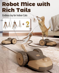 CYROS interchangeable tails with feathers and ribbons for DIY variety.