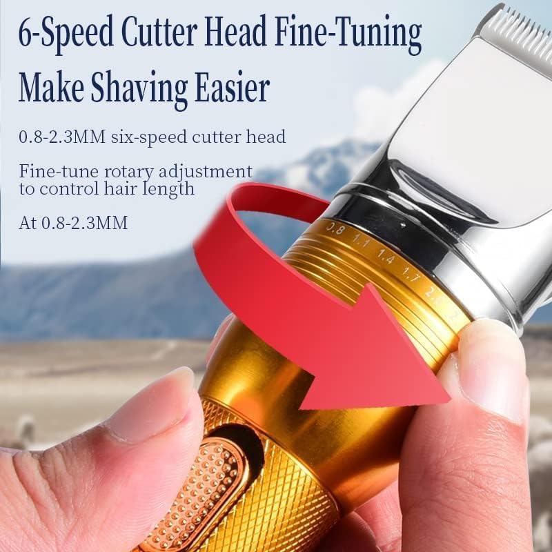 Cyxunand clippers blades in kit showing two heavy-duty blades.