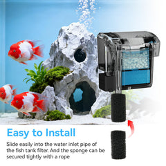 Czarixa filter fit for Fluval AC20 image shows seamless compatibility and edge-over design