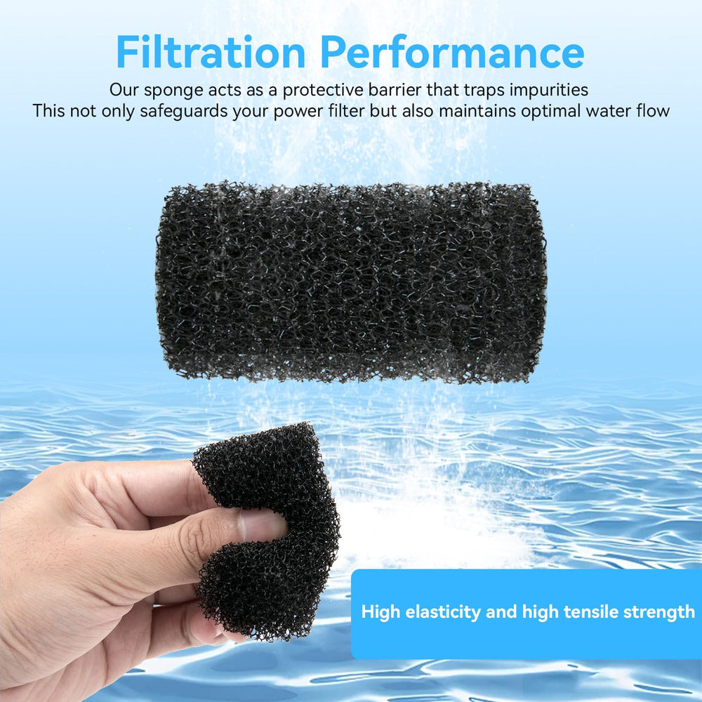 Czarixa in-use freshwater setup captures particulates while maintaining aquarium flow and clarity