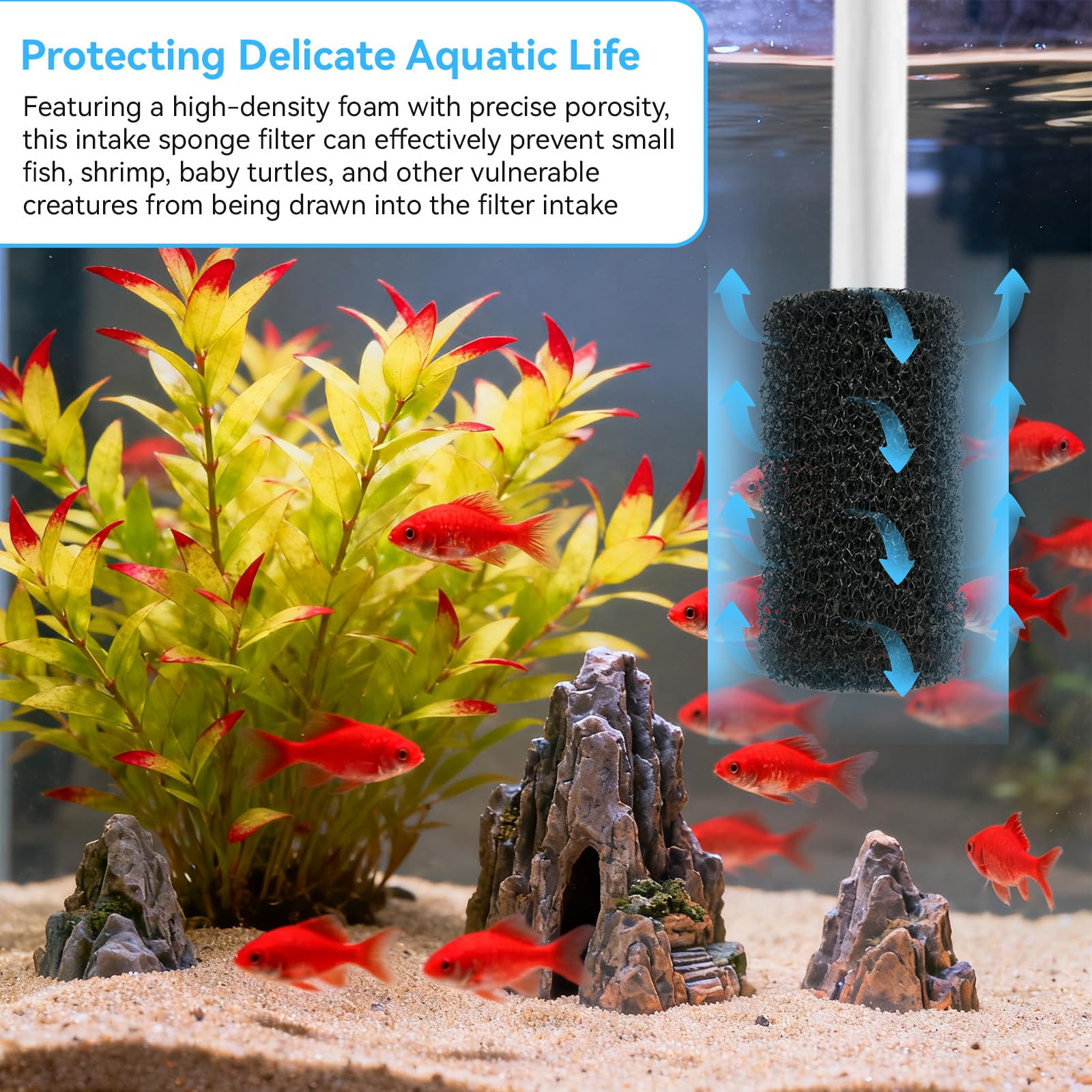 Czarixa in-use saltwater scene emphasizes rugged sponge durability under marine conditions