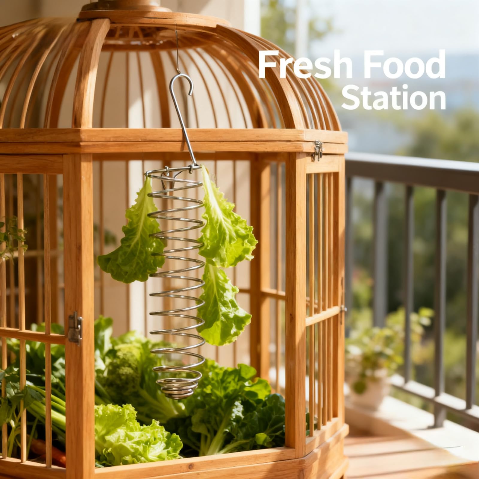 CZMZHFC easy-install and refill design for stress-free cage feeding