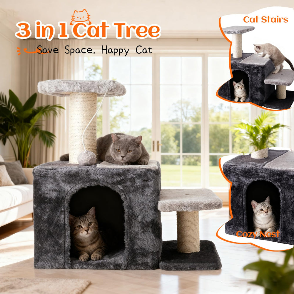 Czoynife 3-in-1 pet stairs assembly demonstrates tool-included setup