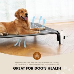 Czpalo dog bed skid-feet prevent sliding on floors and patios