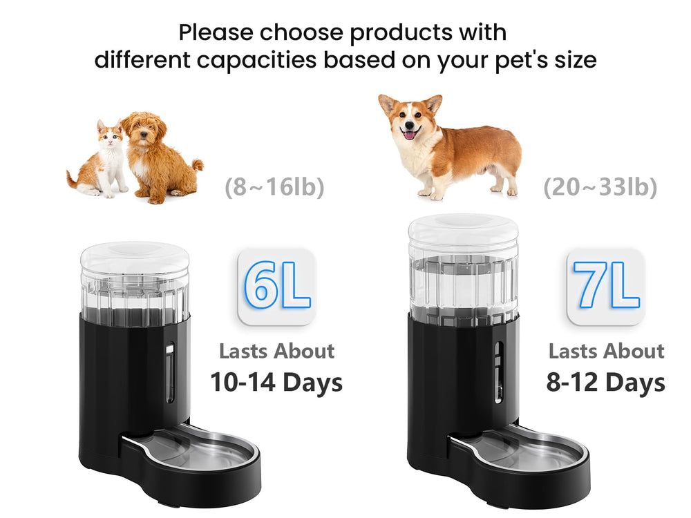 CZPET black 8L water dispenser complements modern homes and pet spaces.