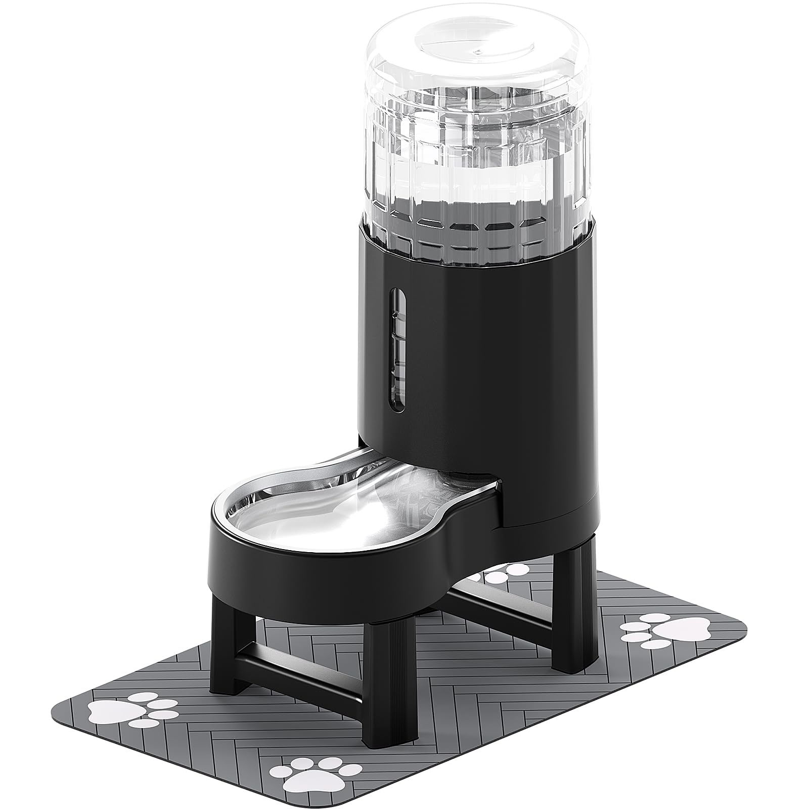 CZPET elevated dog water bowl dispenser on stand with 8L capacity improves neck-friendly drinking.