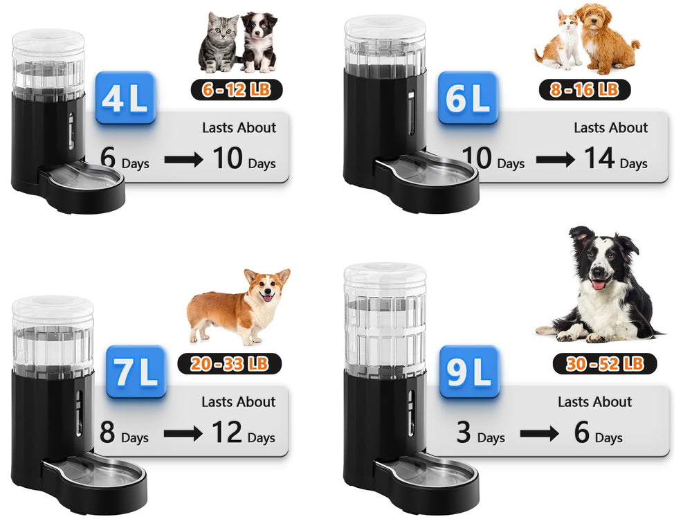 CZPET quiet water output provides a low-noise drinking area for pets