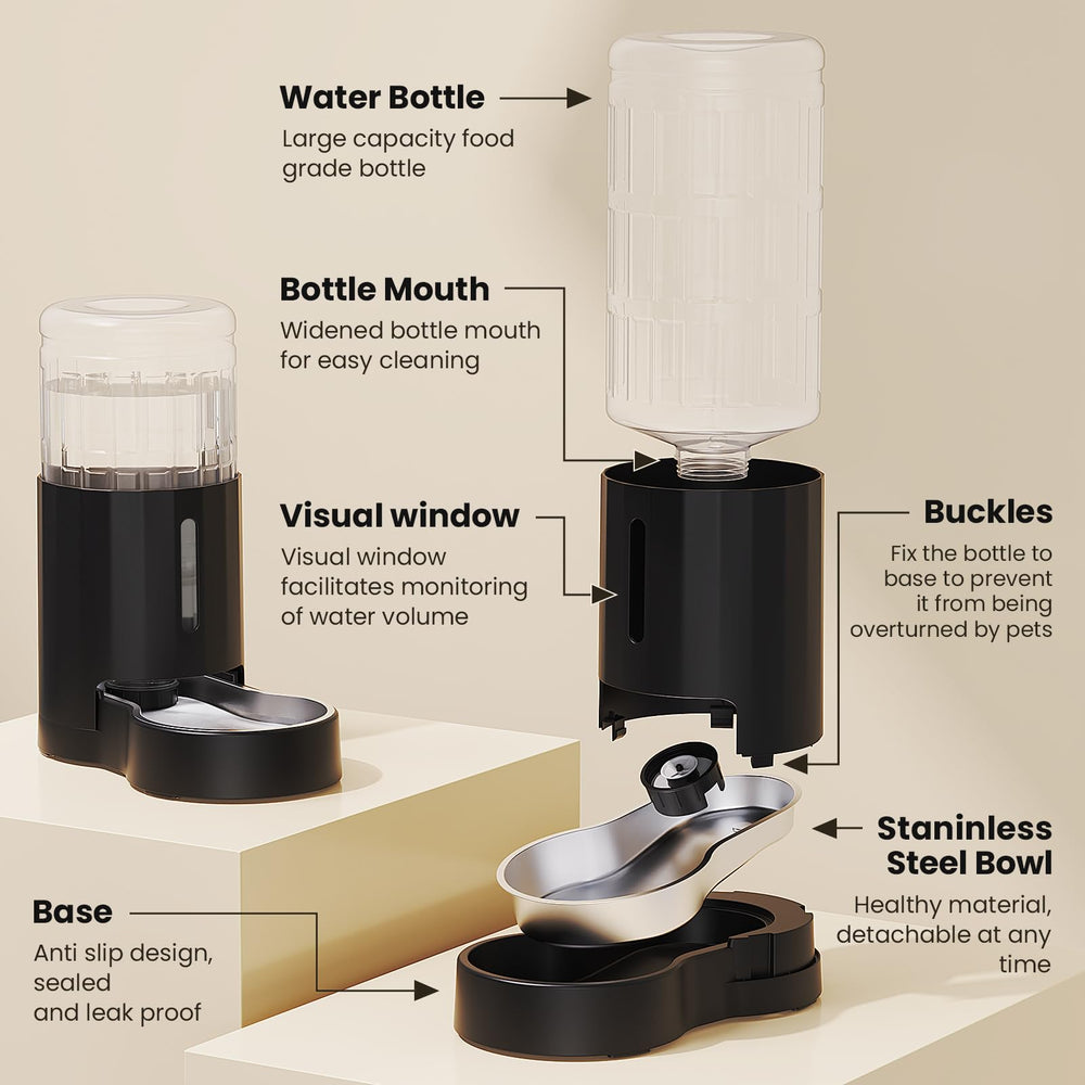 CZPET widened mouth and cleaning brush simplify thorough bottle cleaning.