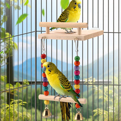 CZWESTC adjustable-perch-position shows easy tool-free setup for versatile cage spaces.