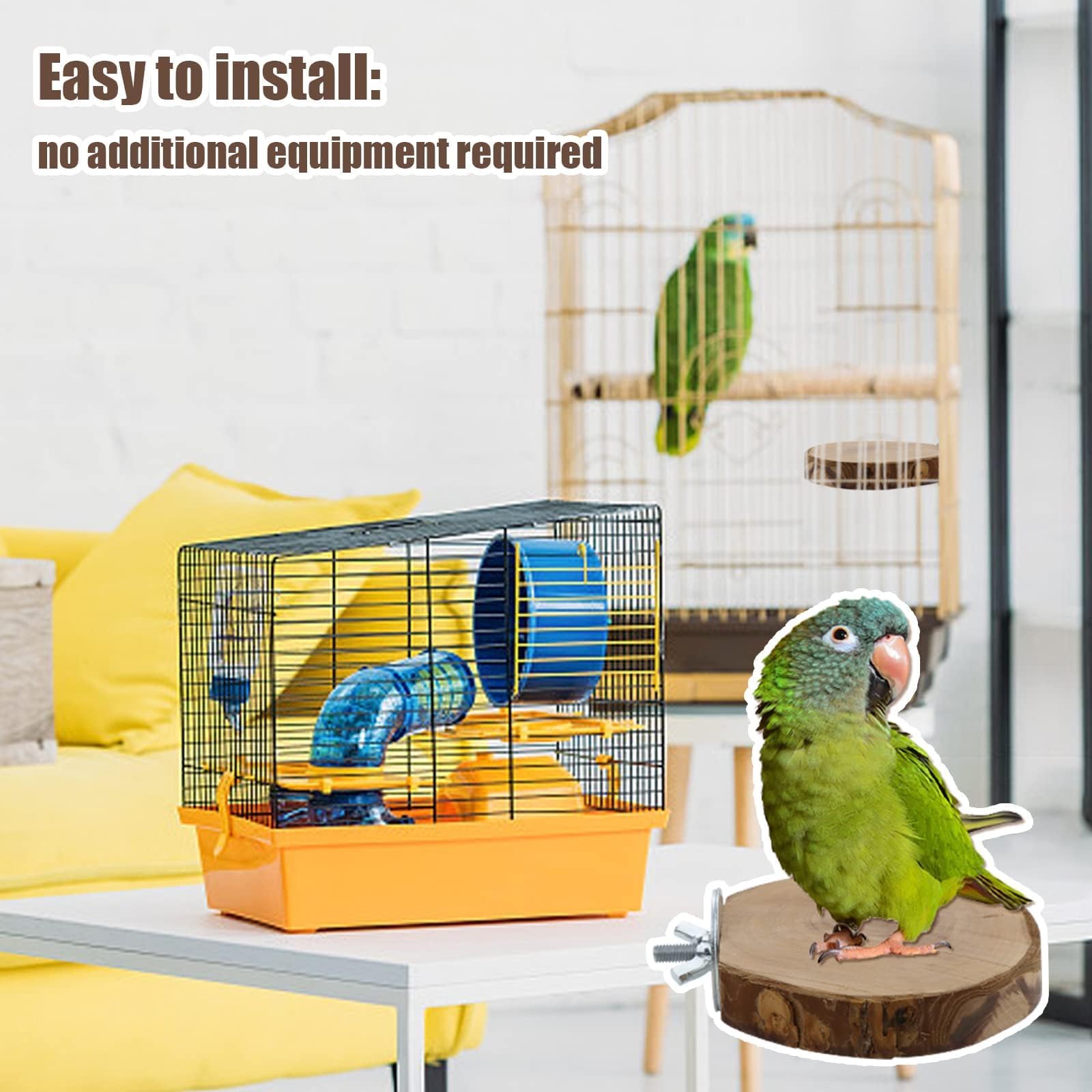 CZWESTC small bird friendly perch suitable for budgies and canaries.
