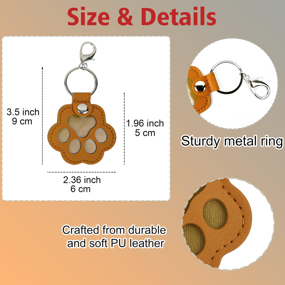 D95COCC paw keychain gift-ready packaging makes a thoughtful sympathy present