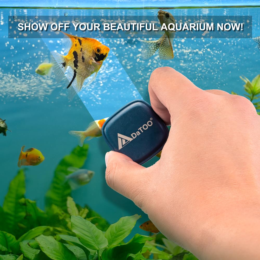 DaToo in saltwater tank showcasing corrosion-resistant shell