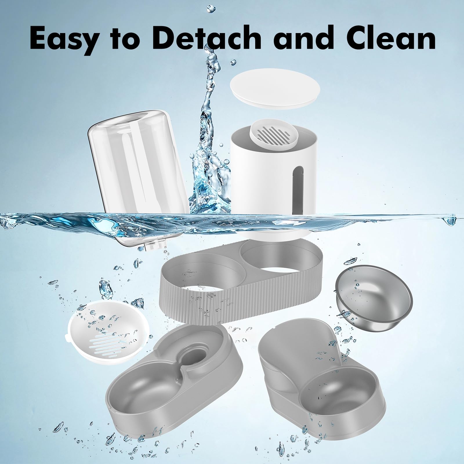 DAAMENT easy-cleaning design indicates quick maintenance after meals.