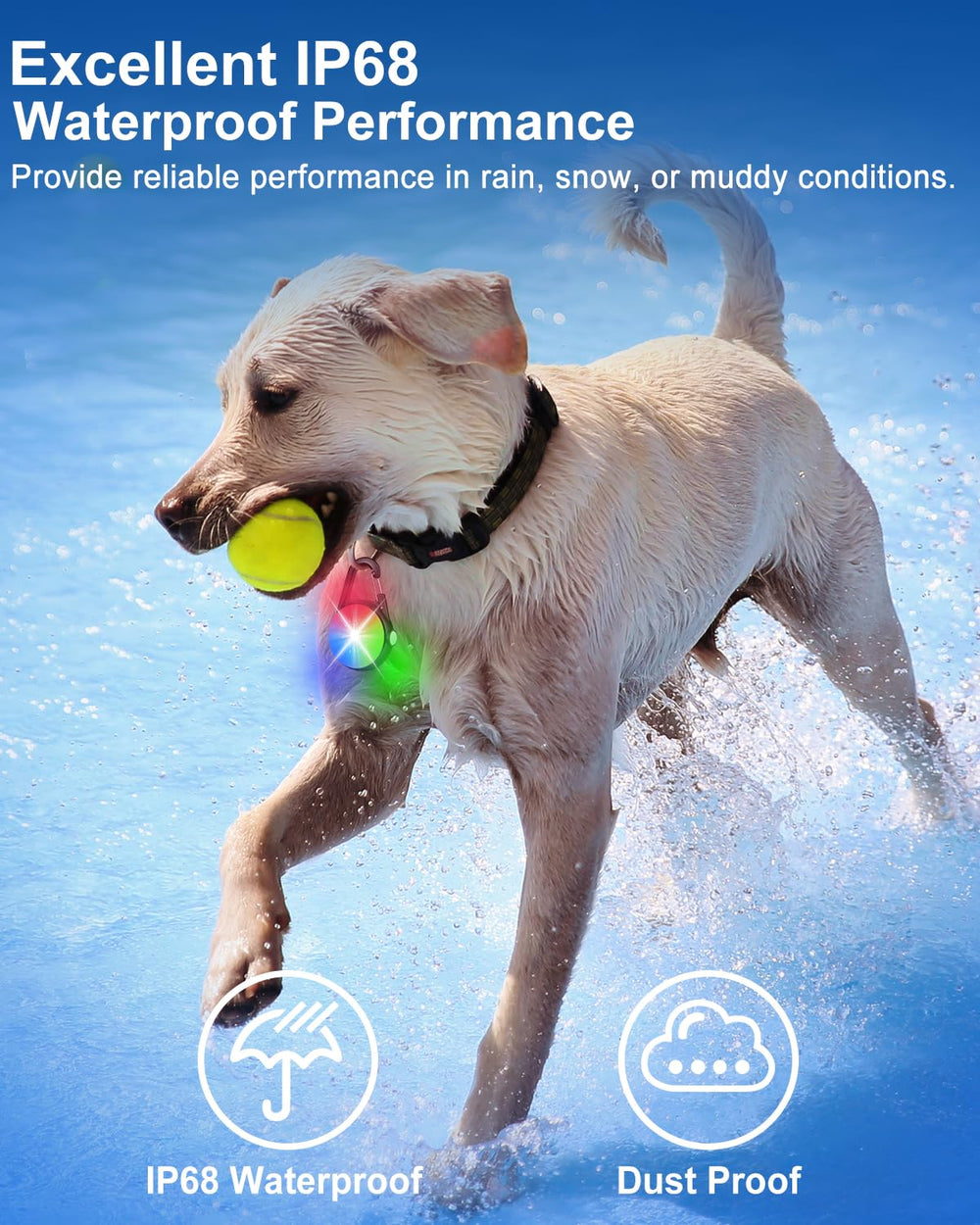 DAAMENT ip67 waterproof light withstands rain, snow and mud
