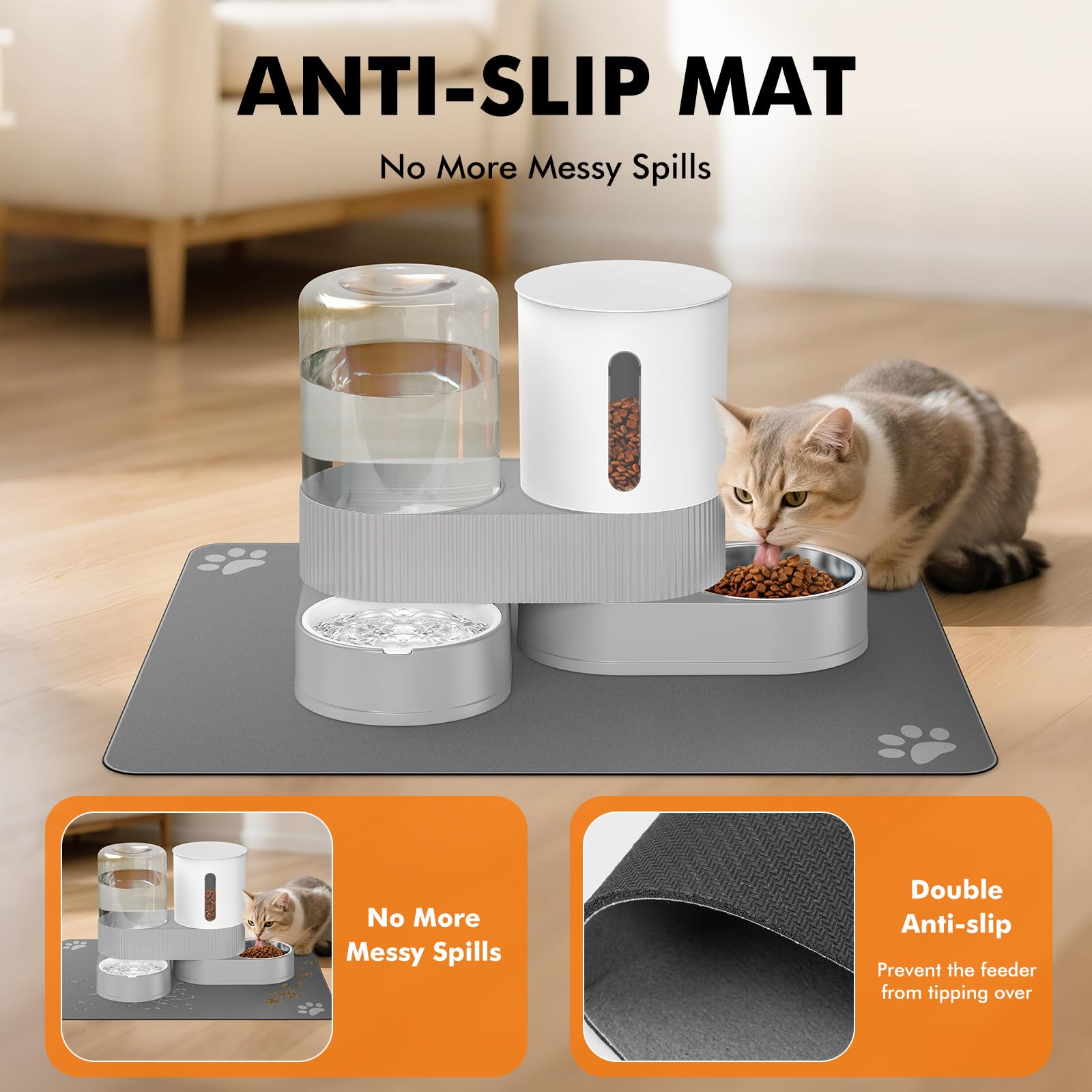 DAAMENT sturdy ABS plastic construction conveys durability and pet-safe materials.