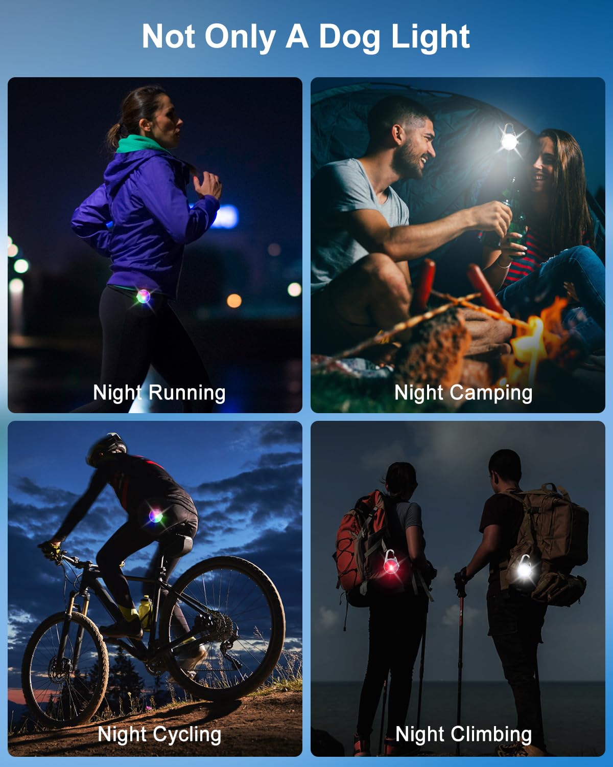 DAAMENT two-pack gives spare or multi-dog visibility during walks.